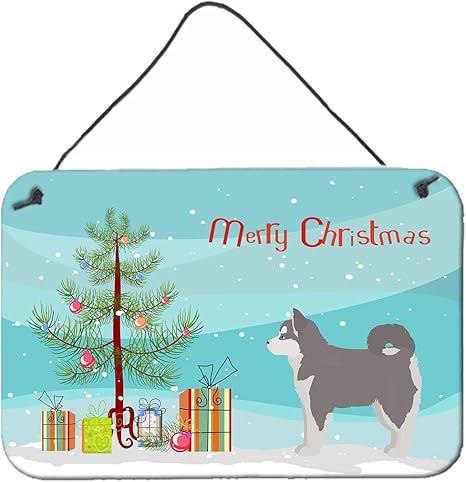 Amazon Co Jp Caroline S Treasures Ck3862ds812 ポムスキー 2 クリスマスツリー 壁やドアに吊るすプリント 8 X 12 マルチカラー Caroline S Treasures Diy Tools Garden