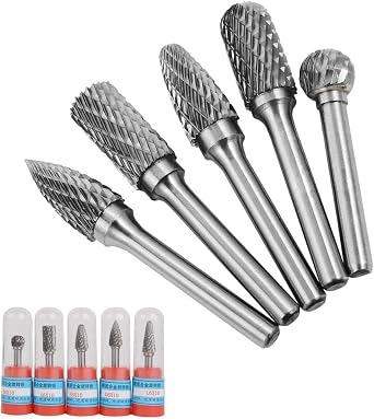 Bestgle 4-Piece CNC Spoilboard Router Bit Set – 1/2” Shank, Surface Planing & Flattening Bits For Wood & MDF – 4 Wing Design For Clean Cuts - View #7