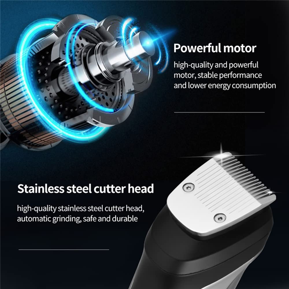 Professionale Clipper per Capelli da Barbiere Barbiere Rasoio Elettrico Rasoio Rasoio Ricaricabile Naso Barba Trimmer Capelli tagliatrice Lavabile