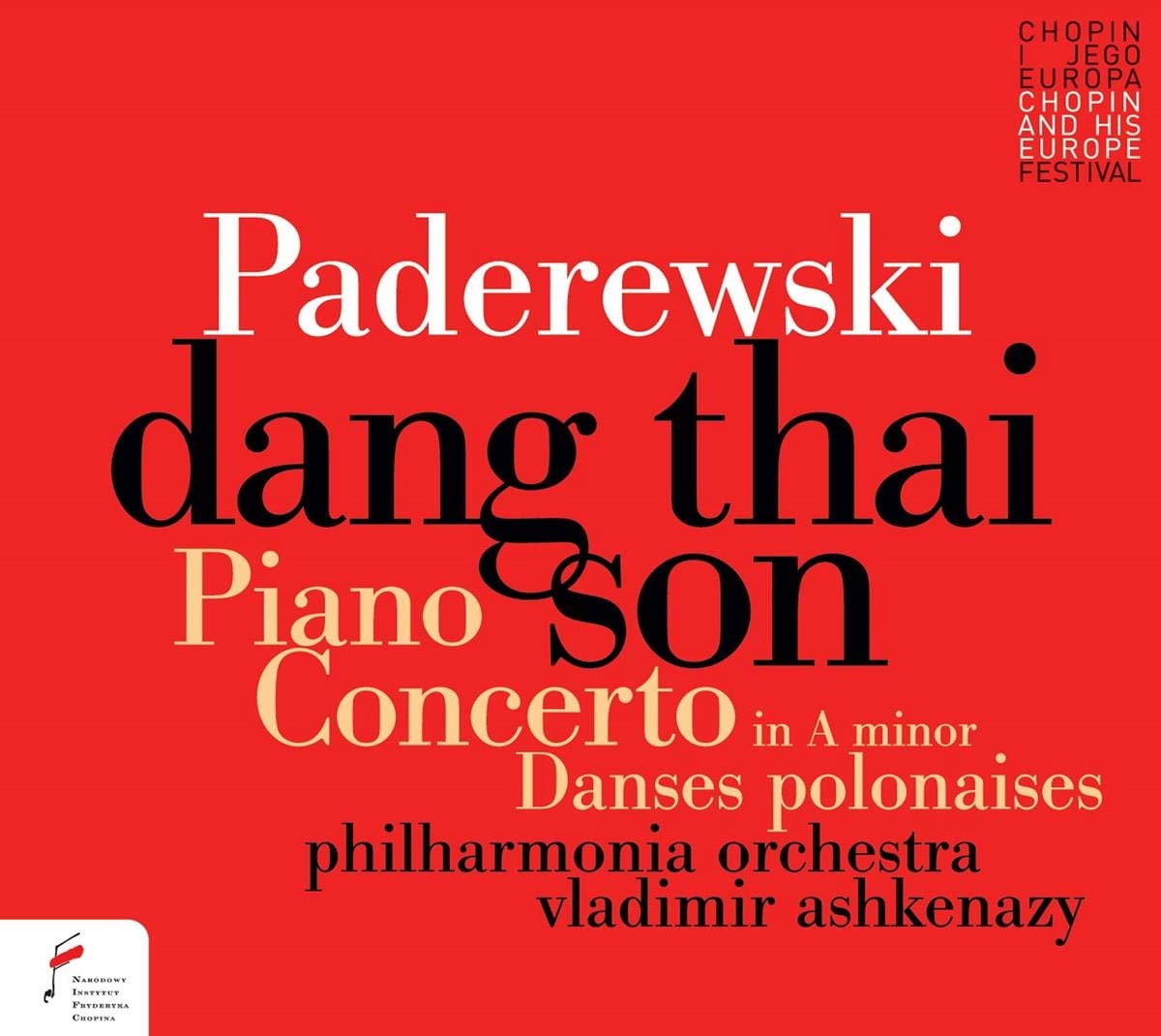 NIFCCD051 Dang Thai Son, Philharmonia Orchestra, Vladimir Ashkenazy Paderewski: