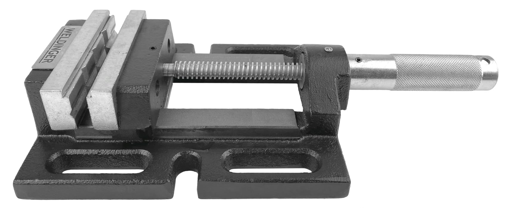 WELDINGER Maschinenschraubstock 105 mm Backenbreite für Tischbohrmaschine