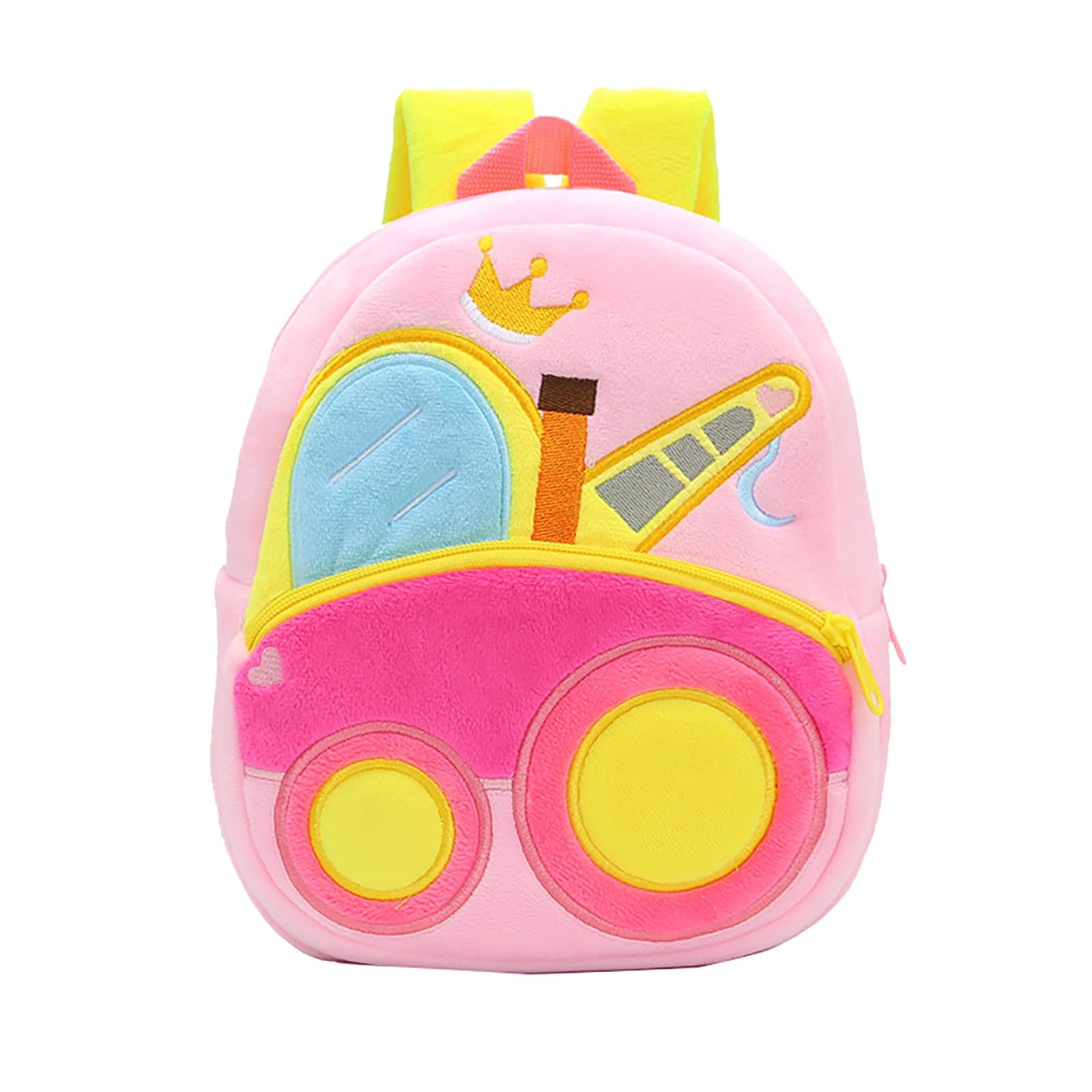 Cute Backpack Excavator Backpack Plush Backpack For 2 4 Year Old Boys And Girls Rugged Laptop Backpack