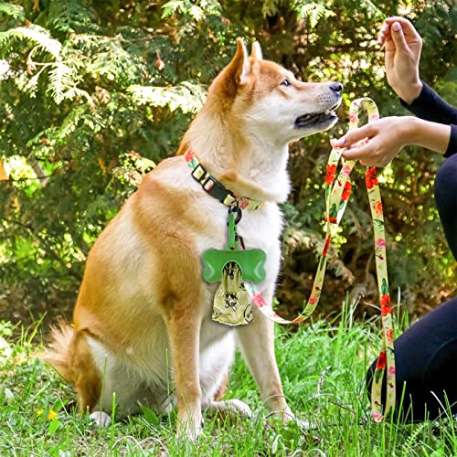 Frasheng Hundekotbeutel,Hundekotbeutel Mit Duft,24 Rollen(600 Beutel + 1 Spender),Kotbeutel für Hunde,Kompostierbare Kotbeutel für Hunde aus Maisstärke,Reißfest,Extra Dick,Grün