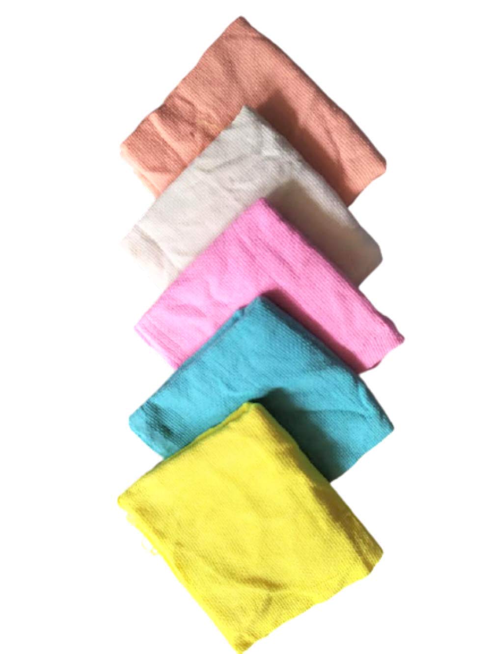 The Lovely Creations Small Matty Fabric for Embroidery Cross Stich 5 Colors - 500 to 700 cm Each Color Pieces for DIY-image-20