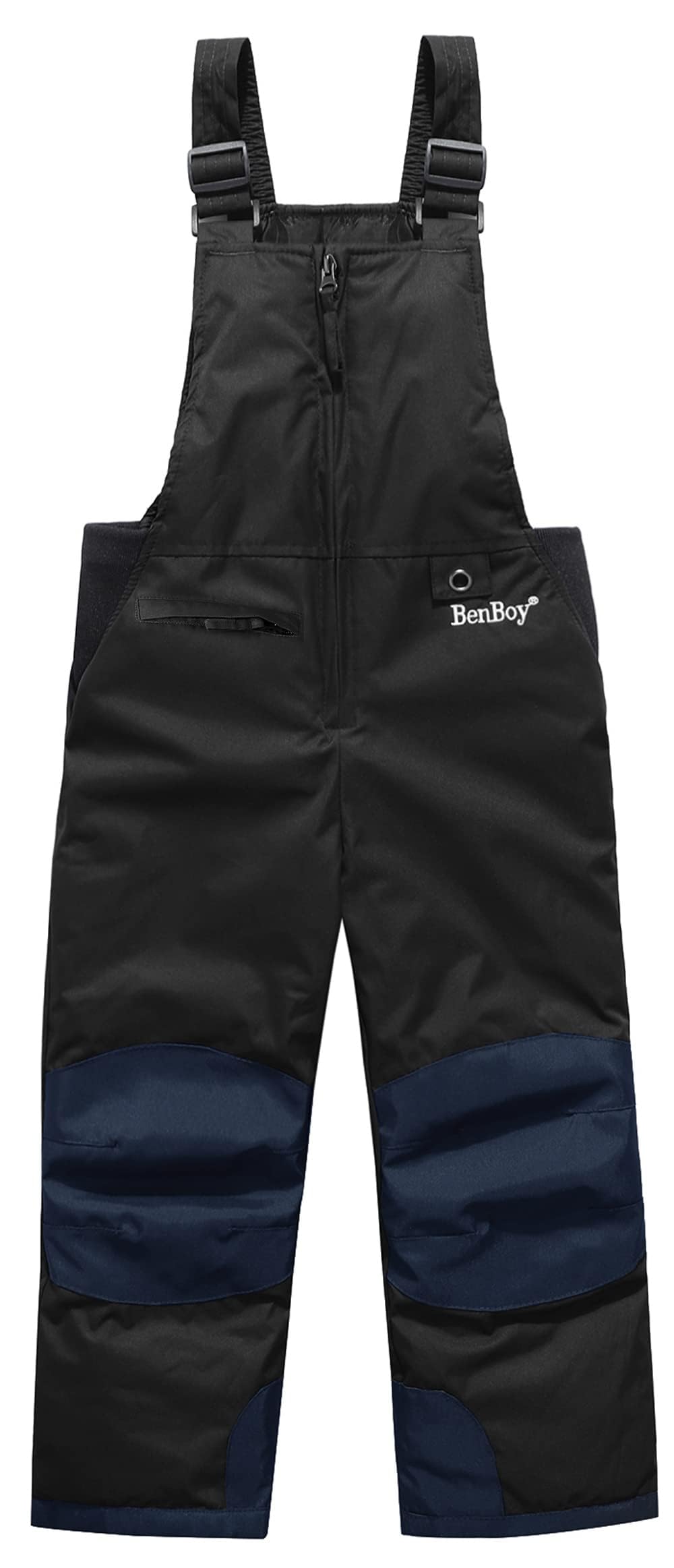 BenBoy Kinder Skihose Schneehose Wasserdicht Softshellhose Gefüttert Warm Hosenträgerhose Latzhose Winddicht Outdoorhose Winter Jungen Mädchen Snowboardhose