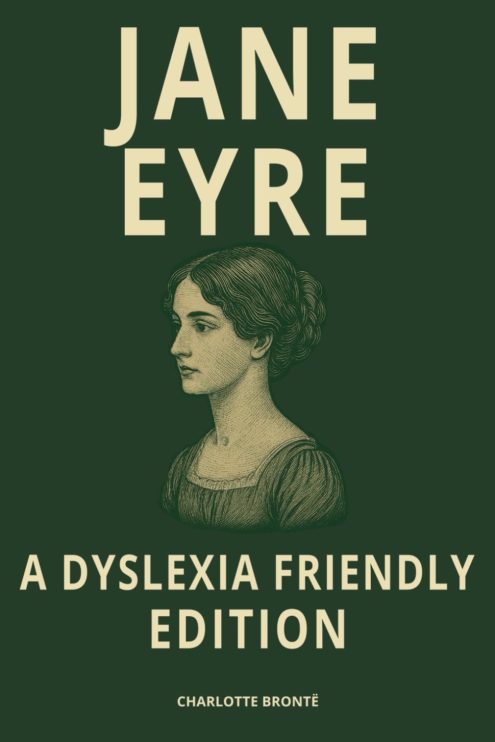 Jane Eyre (Dyslexia-Friendly Edition for Readers with Dyslexia): Formatted with OpenDyslexic Font and Cream Paper for Easier Reading and Accessibility
