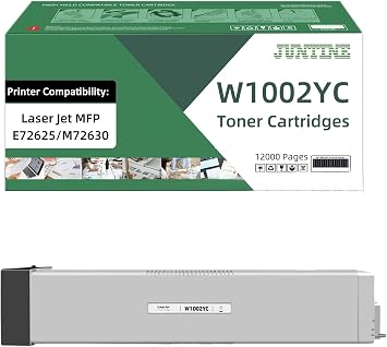 W1002YC Toner Cartridge Replacement for HP W1002YC Compatible with HP Laserjet MFP E72625 M72630 Printers12,000 Pages-Black-1PK