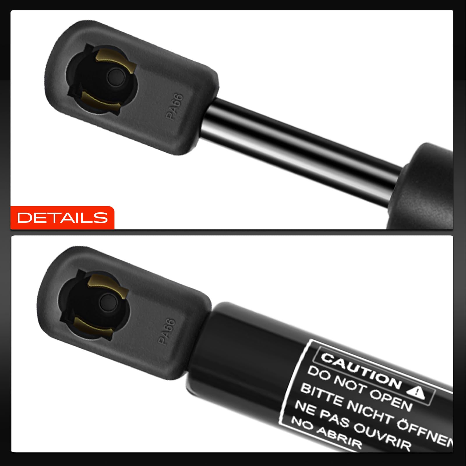 Frankberg 2x Molle a gas Portellone posteriore Compatibile con SLK R171 200 280 300 350 55 AM.G Cabriolet 2004-2011 Replace# 1717500036