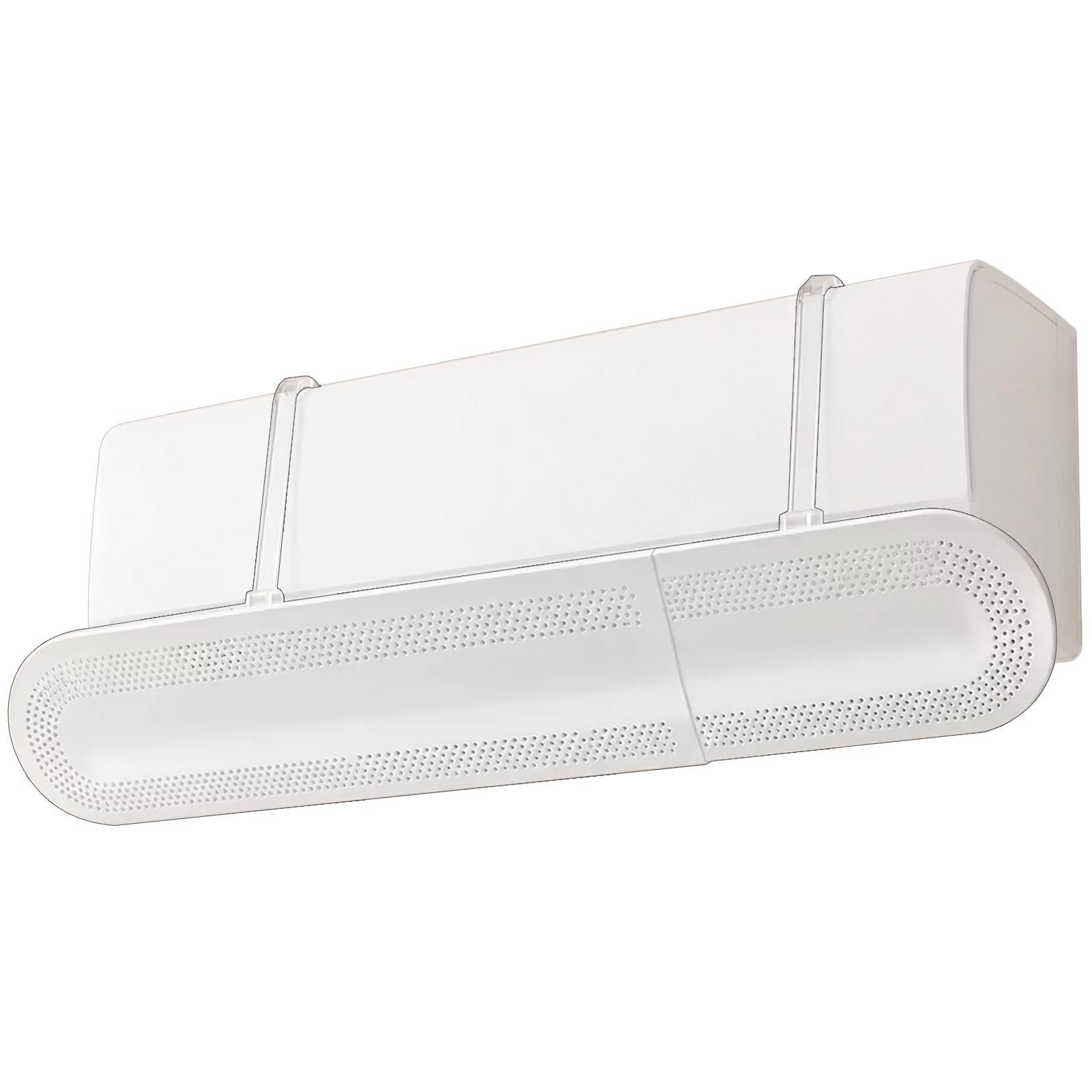 WUXTOKV Retractable AC Vent Deflector, Air Conditioner Deflector, 25-36.6 in, PP Plastic, 170° Adjustable Panel, for Wall Unit