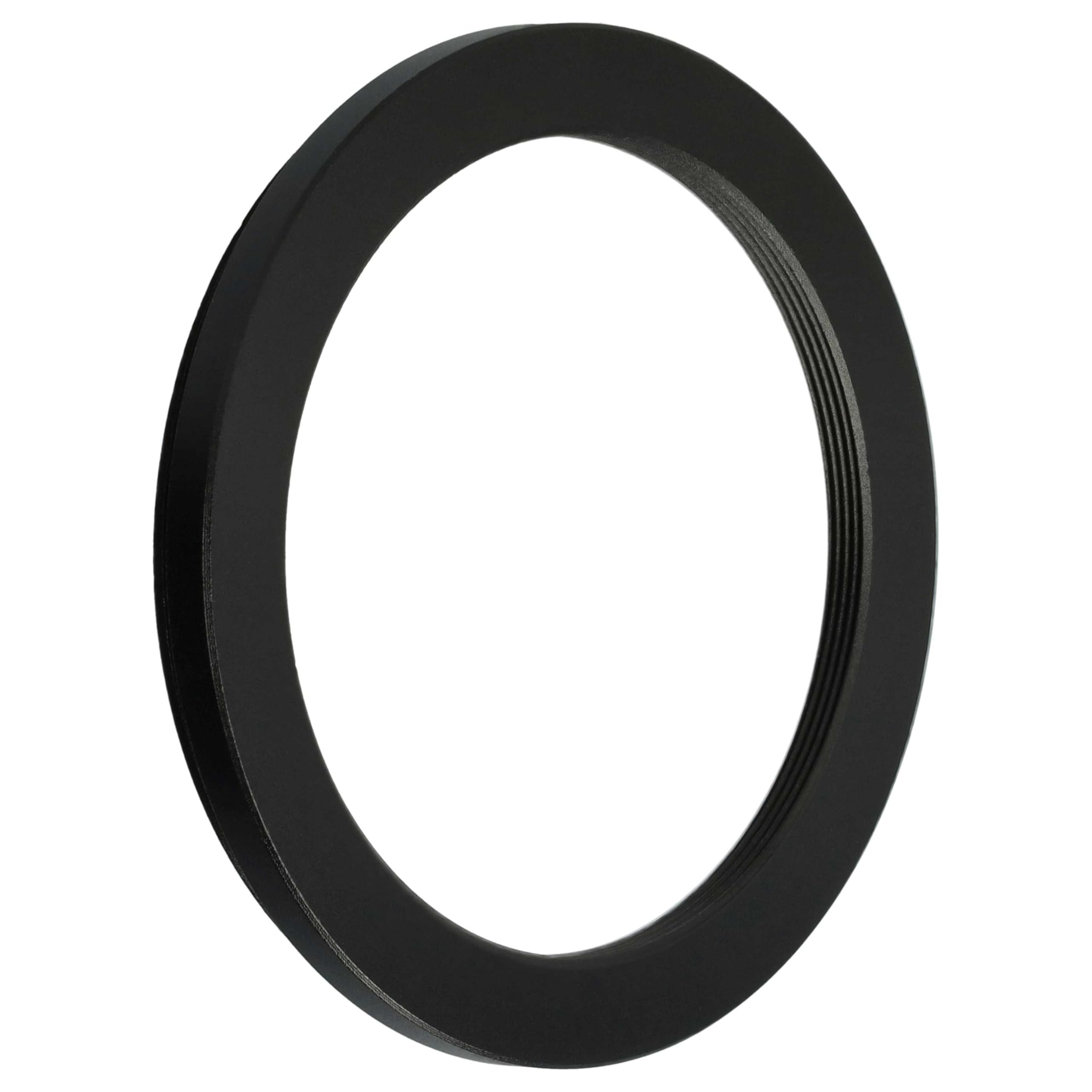 vhbw pierścień adaptera step-down 58 mm do 48 mm do aparatu - adapter filtra, czarny metal
