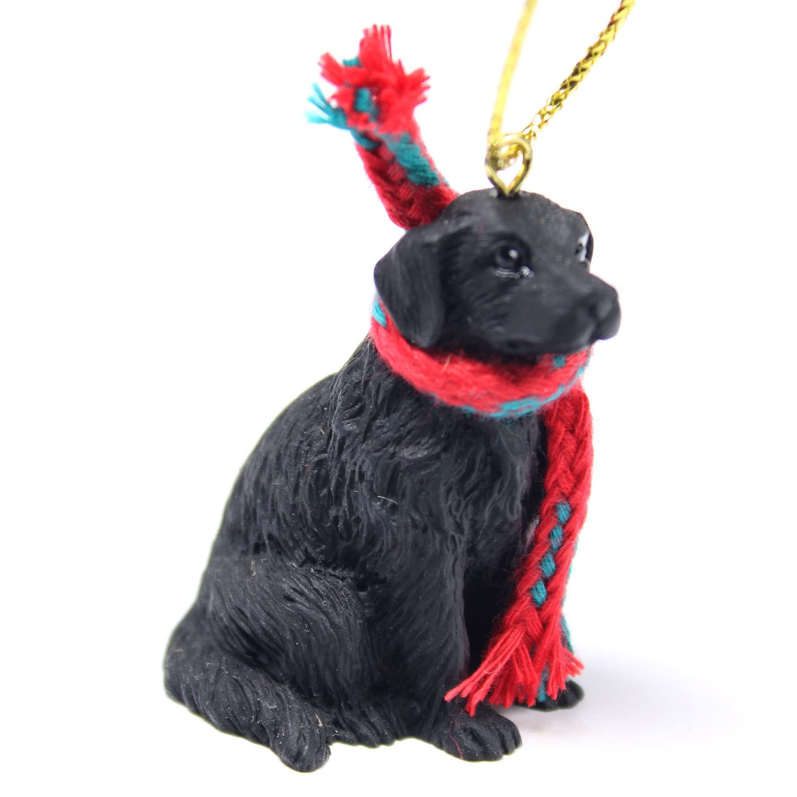 Retriever à Poil Plat statuette de salon pour sublimer votre intérieur chic
