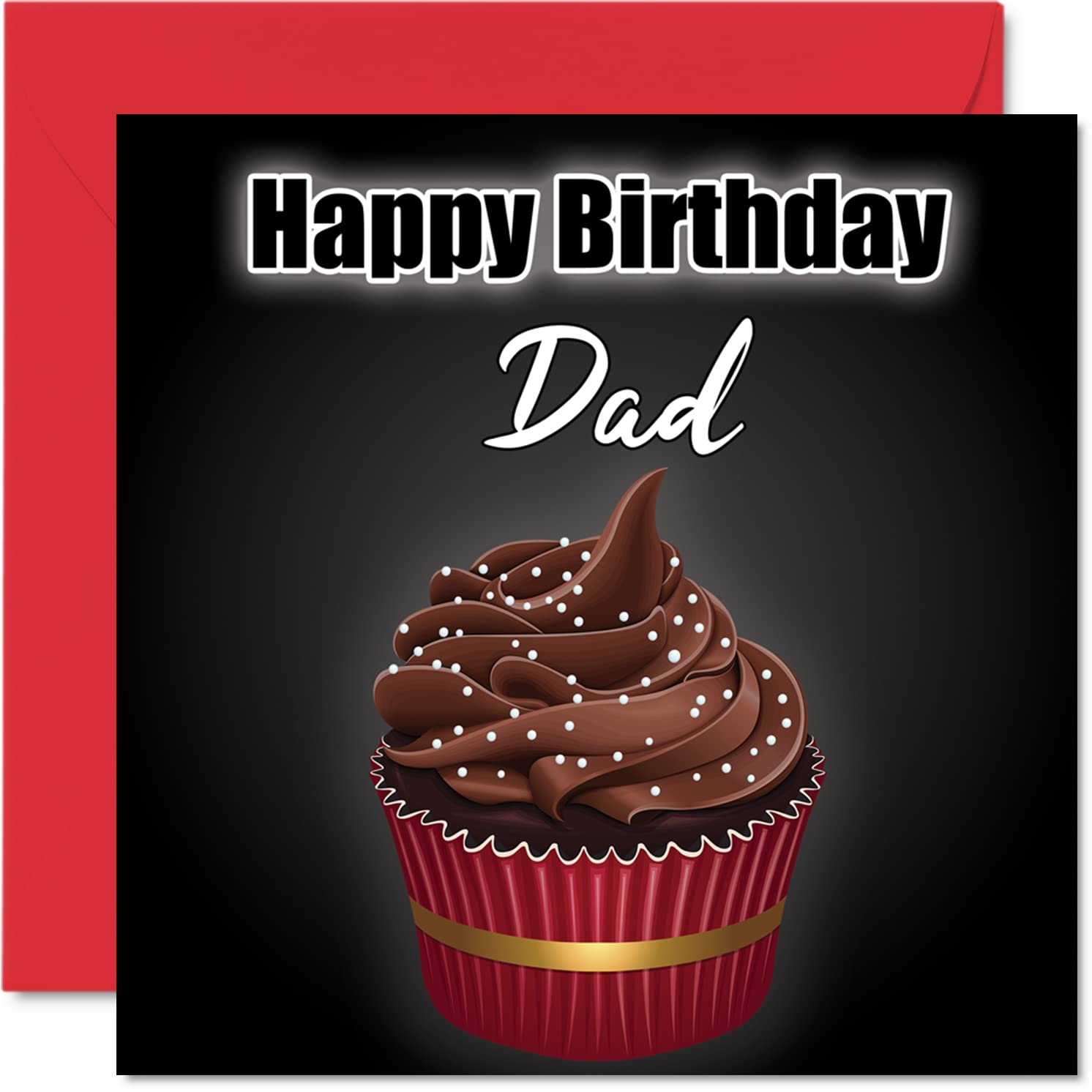 Letters To My Grandchild Funny Birthday Cards For Mom Dad Papa Pops - My Favourite Child - Joke Happy Birthday Card For Dad Mom From Son Daughter, Birthday Gifts, 5.7 X 5.7