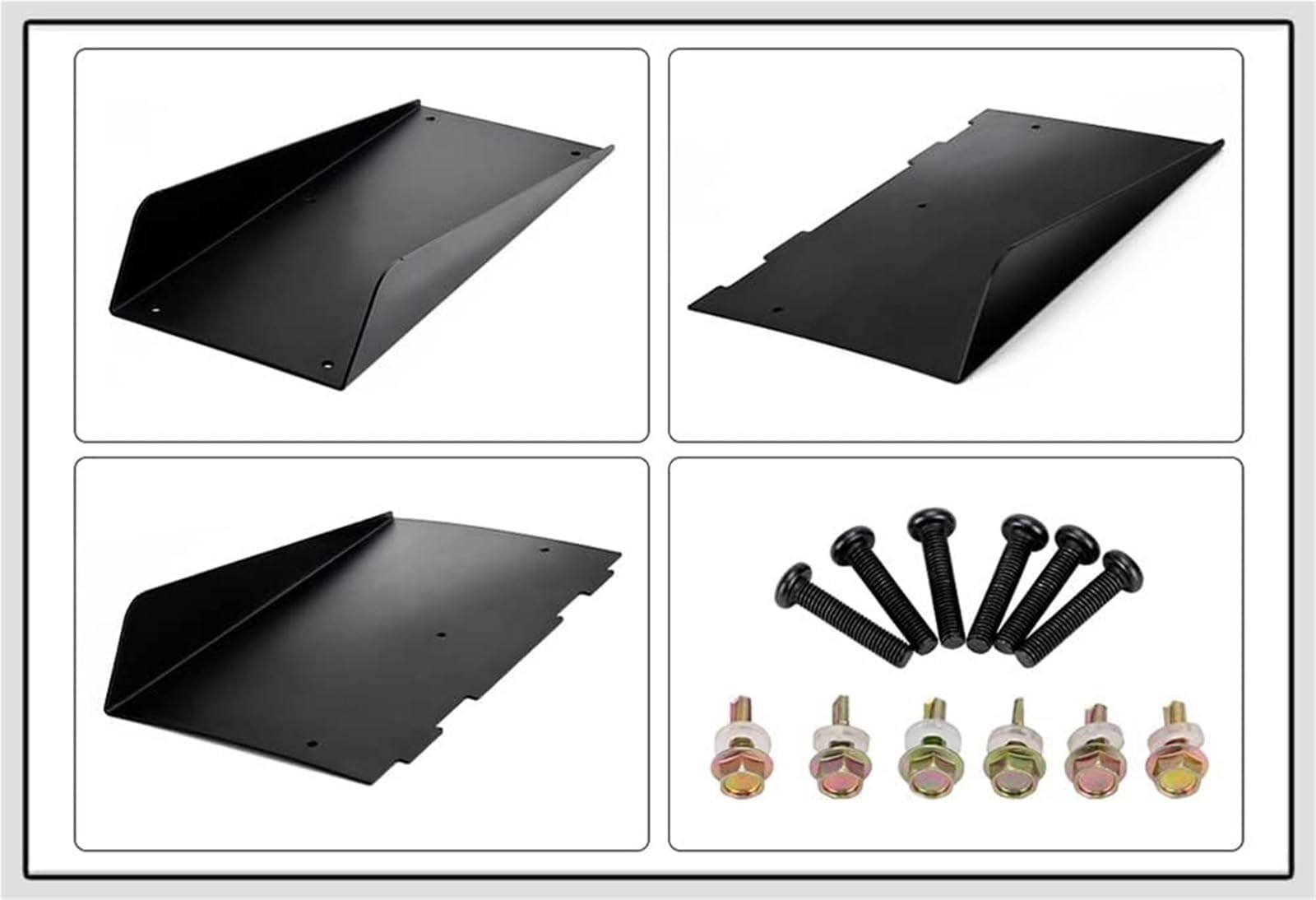 alerón del Seat León Difusor de Aletas tiburón para Parachoques Trasero para BMW alerón Decorativo 22" x 21"