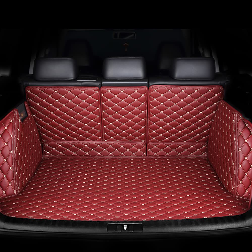 Tapis de coffre voiture Mazda EZ-6 fini les taches et rayures avec ce rouge