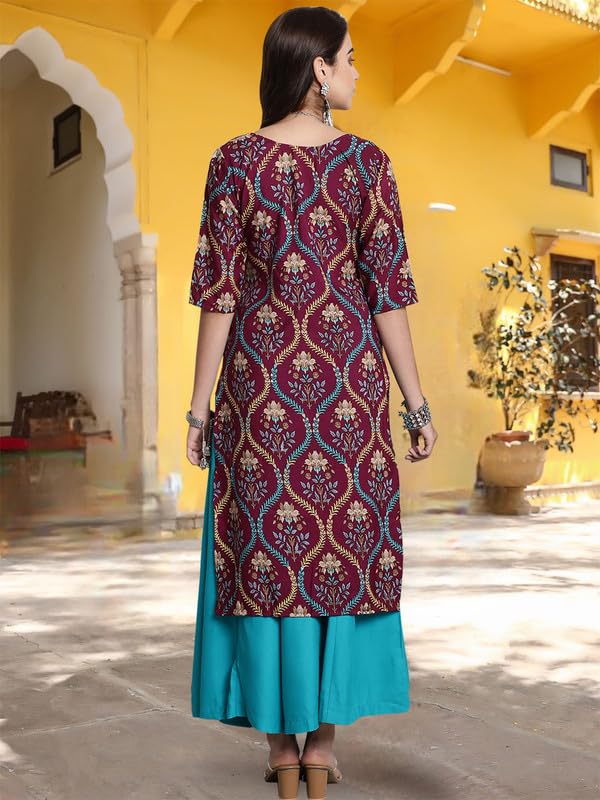 Tee Projekt Crepe Digital Printed Kurti For Women's Ll Effortless Elegance Kurti (Pack Of 6)