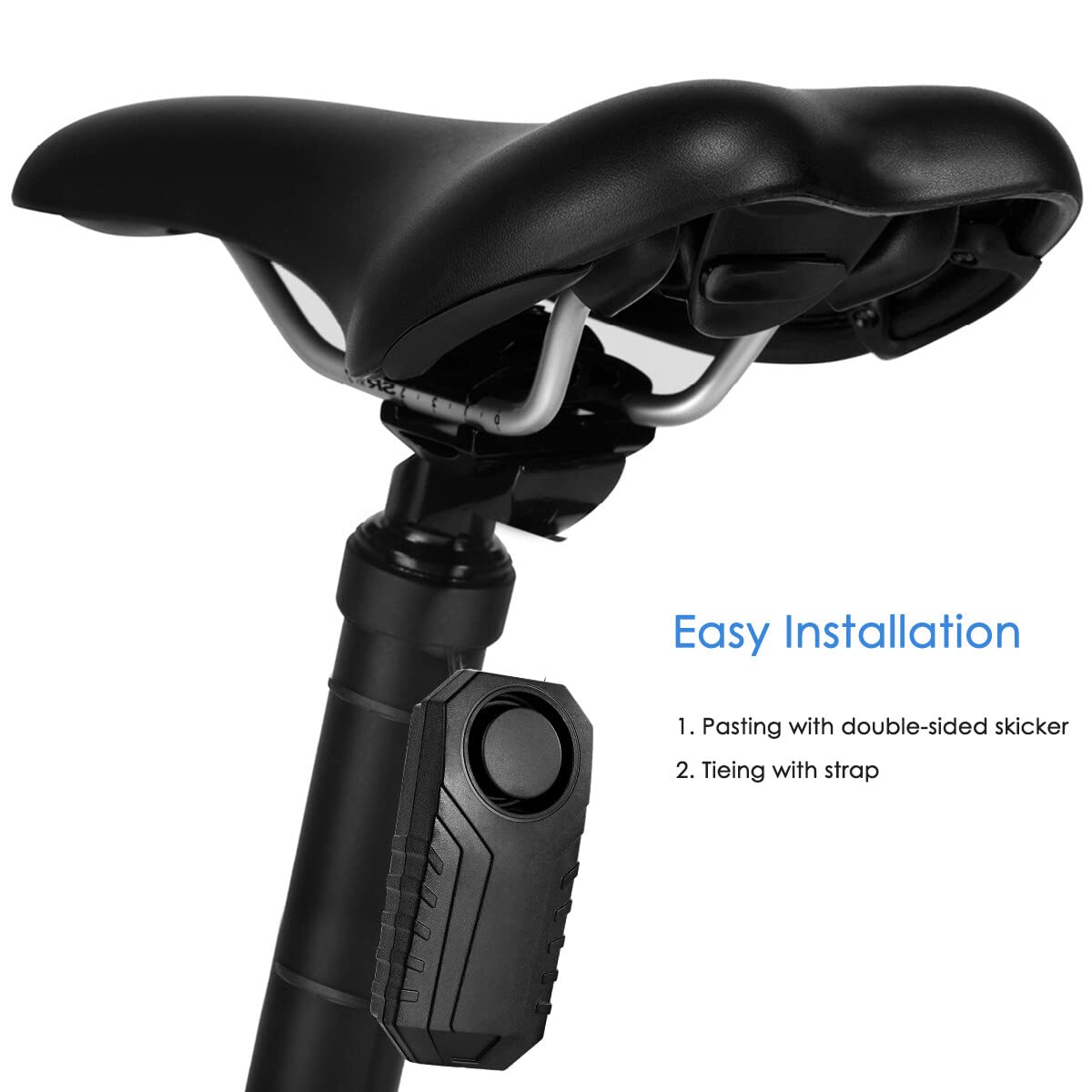 Sistema de alarma para bicicleta, 113 dB, inalámbrico, antirrobo, para bicicleta, motocicleta, sistema de alarma para coche, resistente al agua, con mando a distancia
