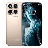 CMDDONG A16 Pro MAX 5G Cell Phone, Android 15 Unlocked Phones, 12GB +256GB/1TB TF Expand, 5G Dual SIM, 108MP Camera, 6.9' HD+ 90Hz Display, AI Face & Fingerprint Unlock, 6000mAh Android Phone-Gold