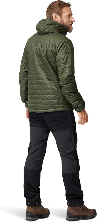 Fjallraven Expedition X-Latt Men's Insulated Full-Zip Midlayer Hoody | Recycled Polyamide, 60g Synthetic Fill, DWR Treated, Packable, Regular Fit