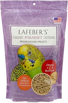 Lafebers Premium Daily Diet Pellets for Parakeets 1.25 lb
