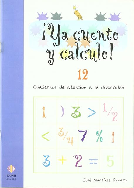 Portada de Ya Cuento y Calculo Nº 12: Cuadernos de Atencion a la Diversidad
