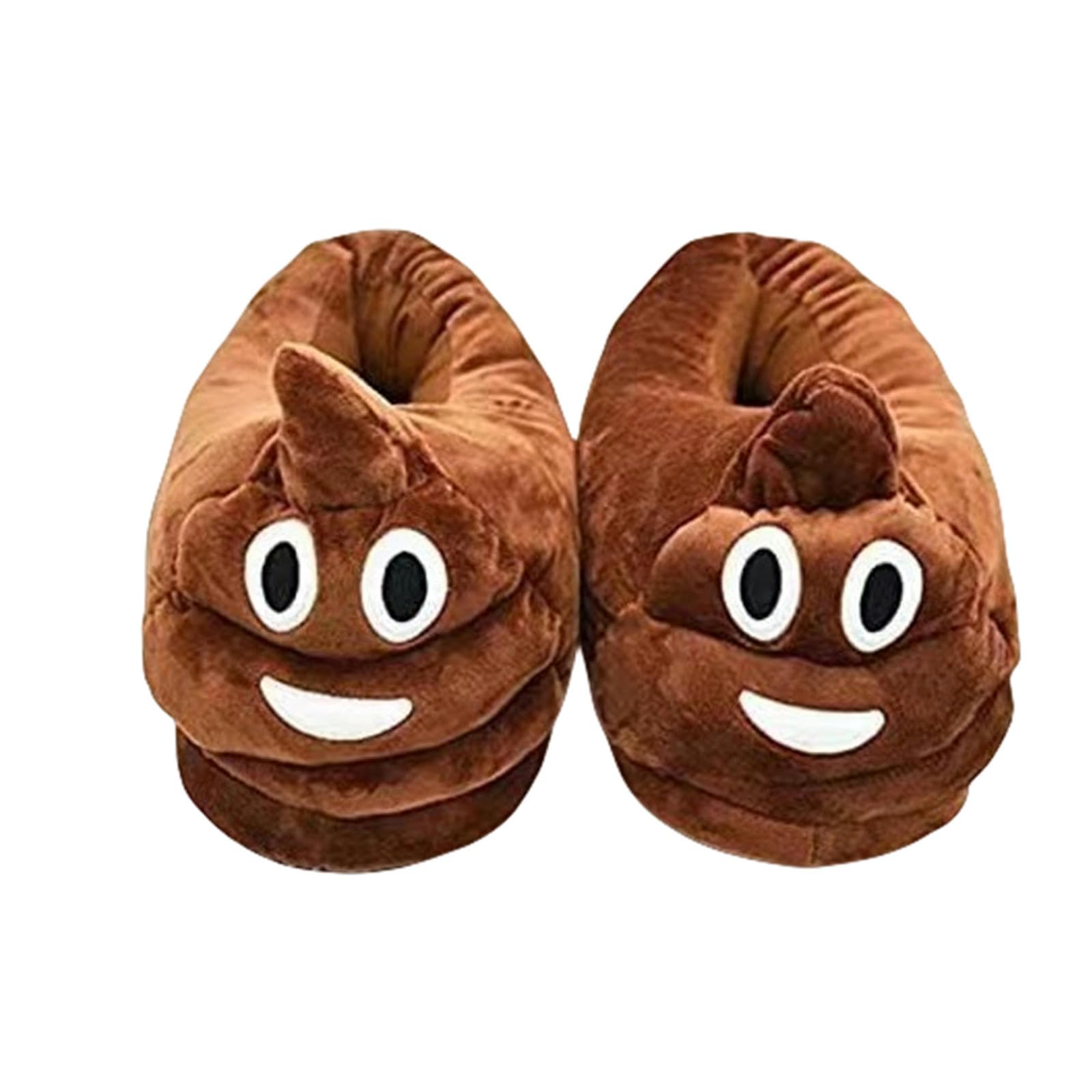 MdybF Pantoufles expression drôle pour femmes hommes doux et confortables en peluche chaude antidérapante chaussures de maison pantoufles-A, a, A