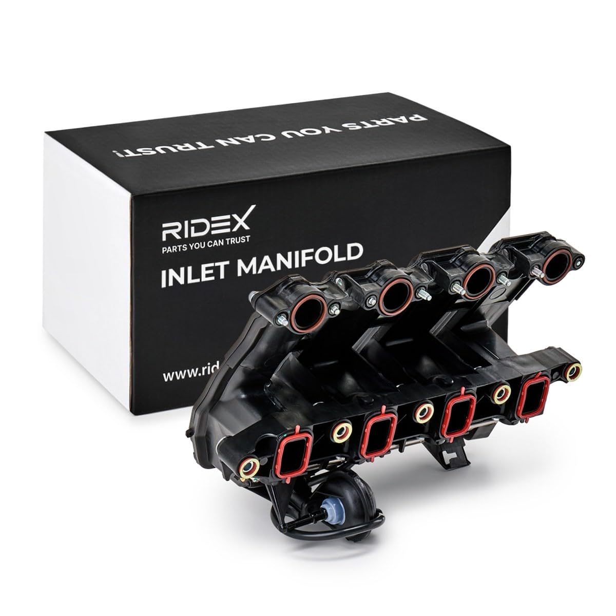 RIDEX 1640F0064 Raccordo Collettore aspirazione con guarnizione senza regolatore/attuatore Compatibilità con BMW 3 Sedan E90