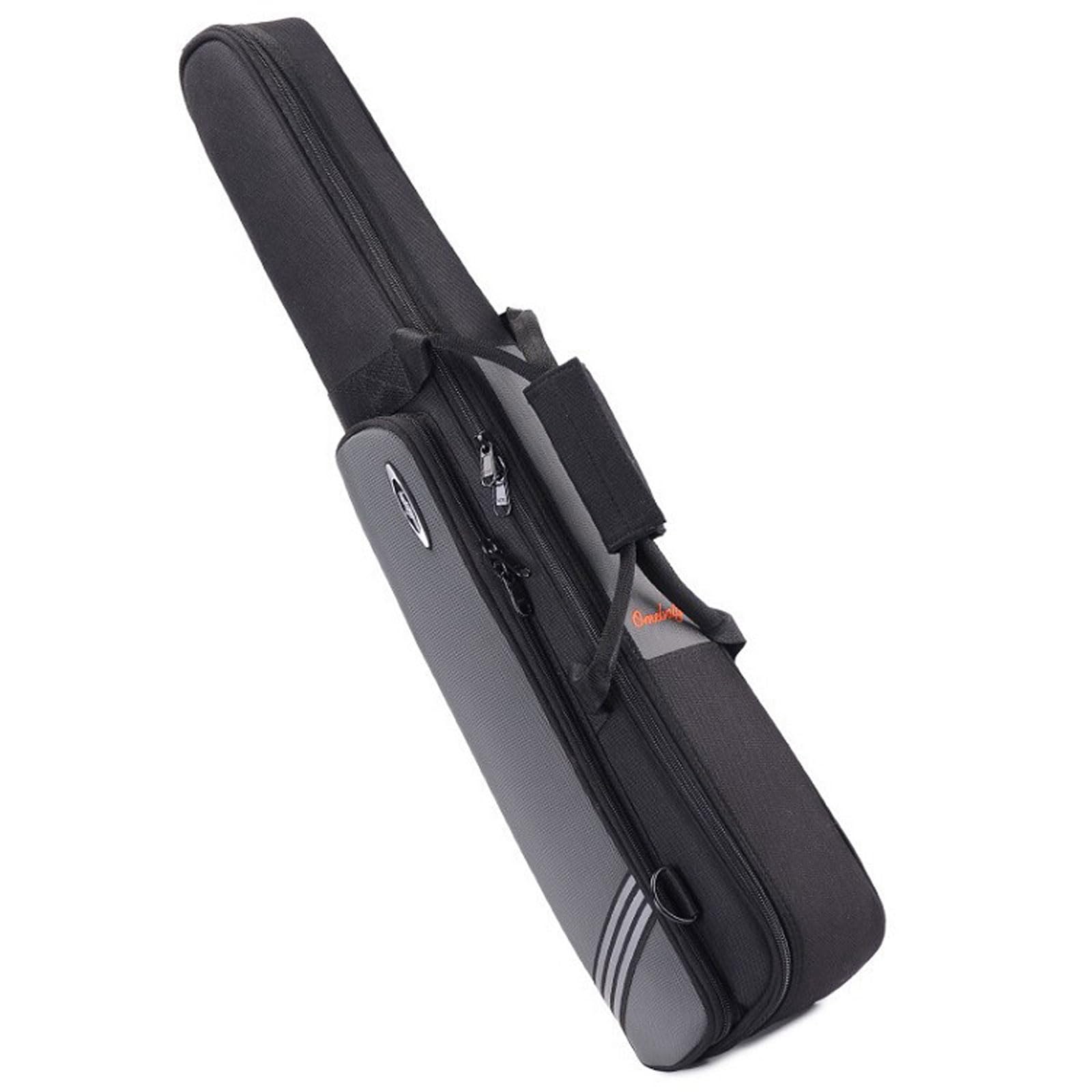 Custodia per clarinetto con tracolla regolabile, borsa portatile impermeabile per sassofono dritto, facile da trasportare, borsa a tracolla per strumento oboe con fodera spessa da 20 mm, per esterni