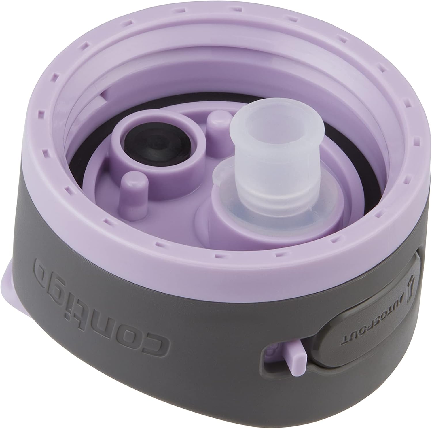 Contigo Ashland 2.0 Water Bottle, 24 oz - Leak-Proof Lid, Protective Spout Cover - Cupholder Friendly, Dishwasher Safe, BPA Free - Lavender - Image 4