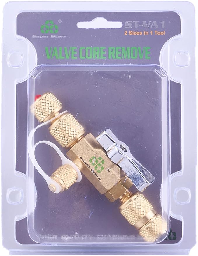 Herramienta de Extracción de Válvula Super Stars para HVAC - 1/4 y 5/16 pulgadas miniatura 7