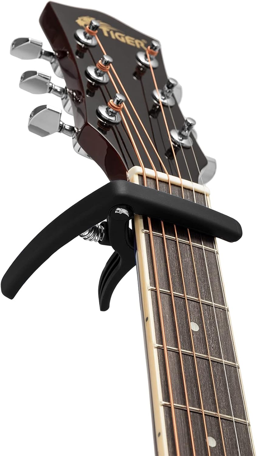 Tiger Guitar Capo, Black (GACAPO9-BK)