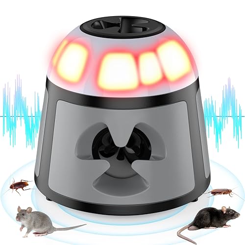 Ultrason Souris et Rats, Repulsif Souris Ultrasons 360° Anti Souris