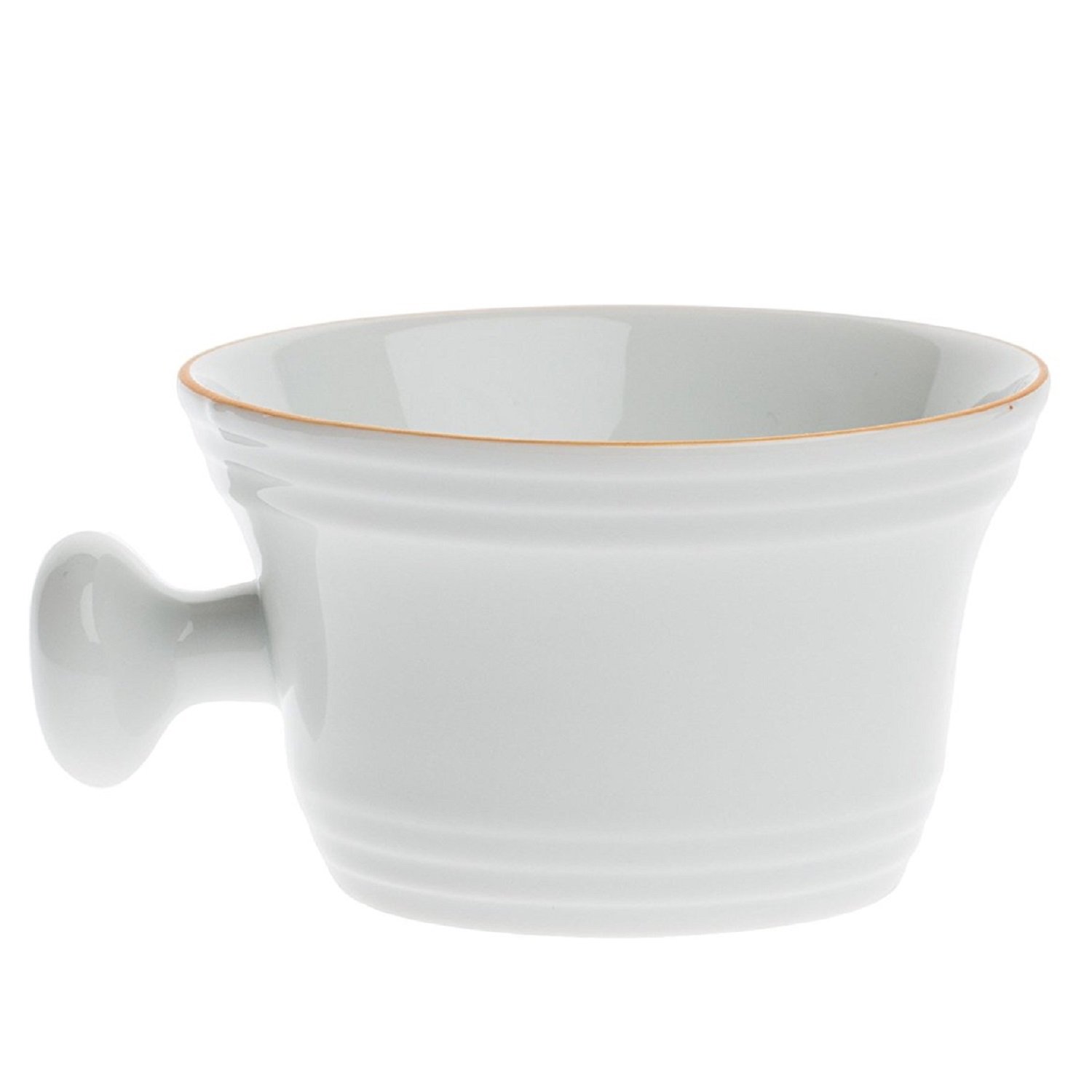 Fendrihan Porcelain Apothecary Shaving Mug with Hand-Painted Rim