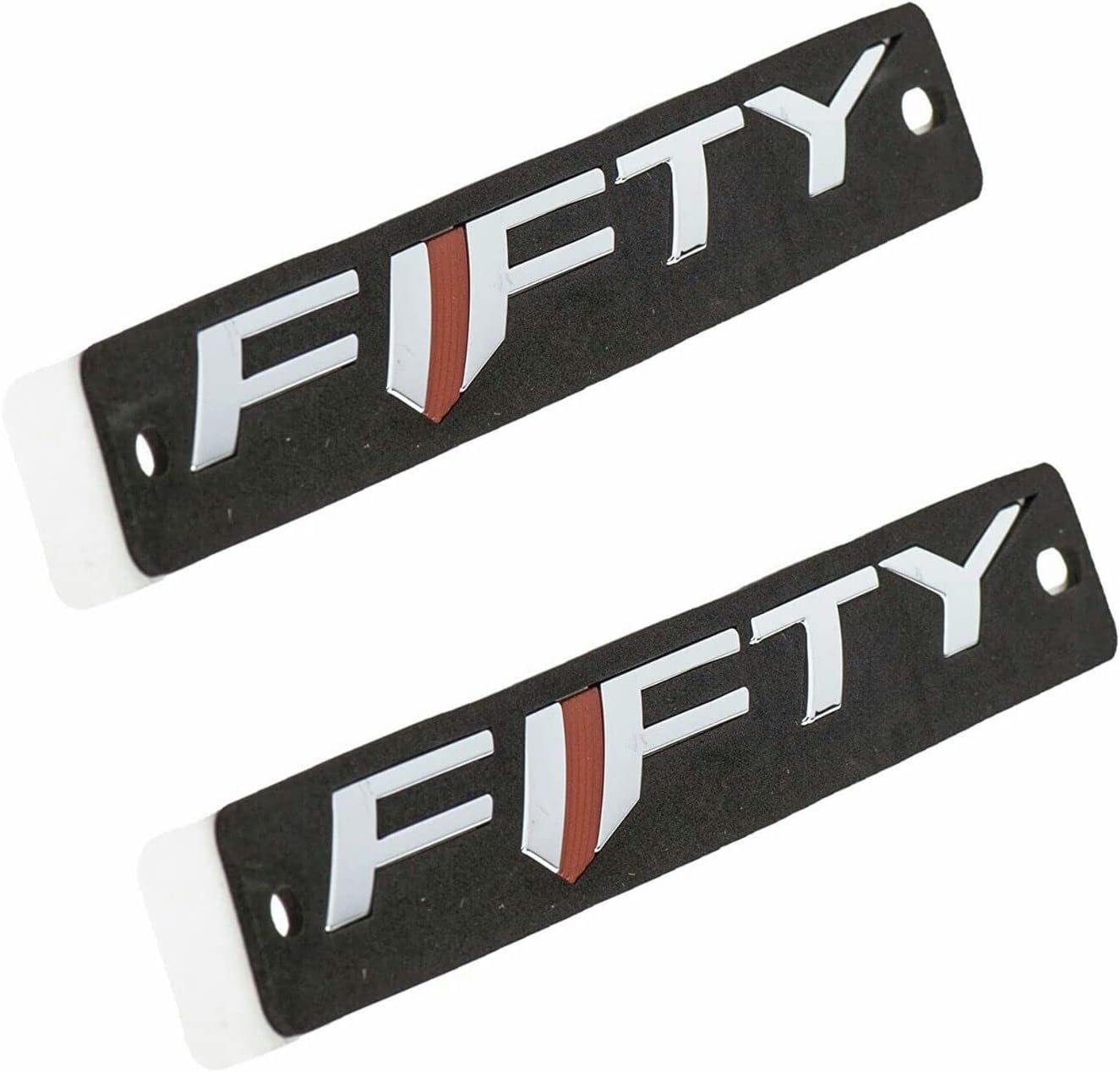 2PCS Front Fender Fifty Emblem Badge Nameplate Chrome 2017 Camaro 84336885 Replacement for Camaro