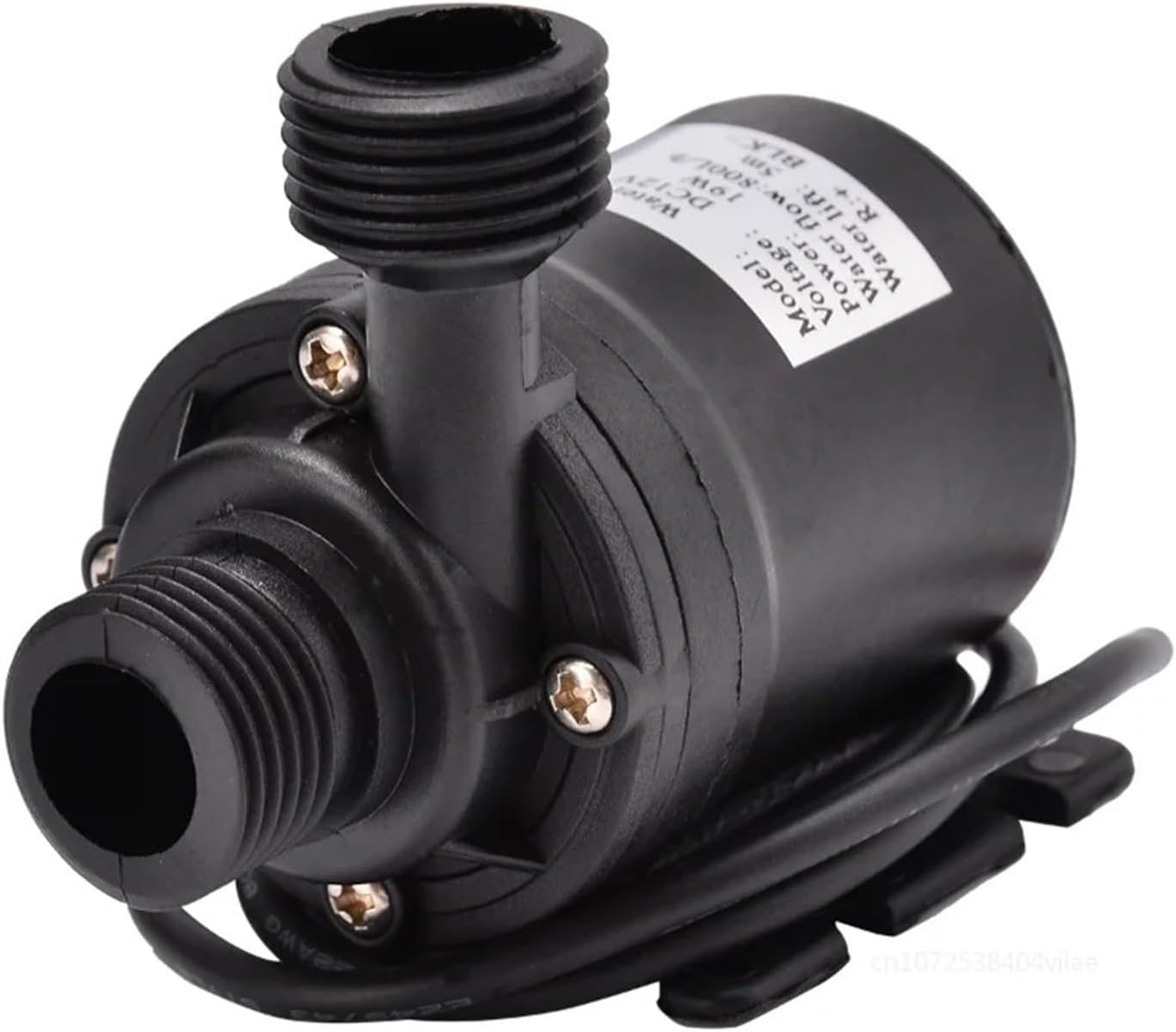 Mini submersible water pump lift, ultra-quiet, waterproof, brushless motor, home garden, 5m, 800L/H, DC 12V