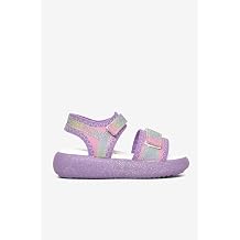 Tonny Black Unisex  ocuk Sandalet  ift C rt Bantl  Simli D z Taban Hafif Esnek G nl k Yazl k Ayakkab