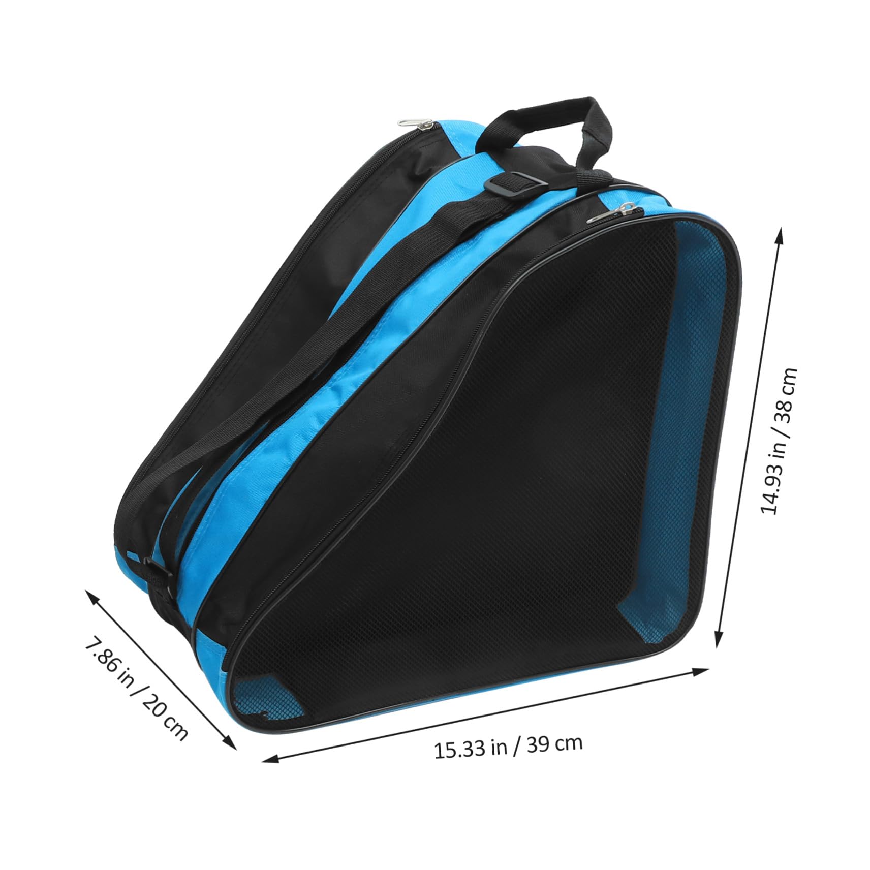 SOIMISS Borsa Porta Pattini a Rotelle 2 Pezzi in Materiale Traspirante, Borsa Portascarpe da Pattinaggio Tracolla, Custodia Antiusura per Trasporto e Conservazione Sport Outdoor