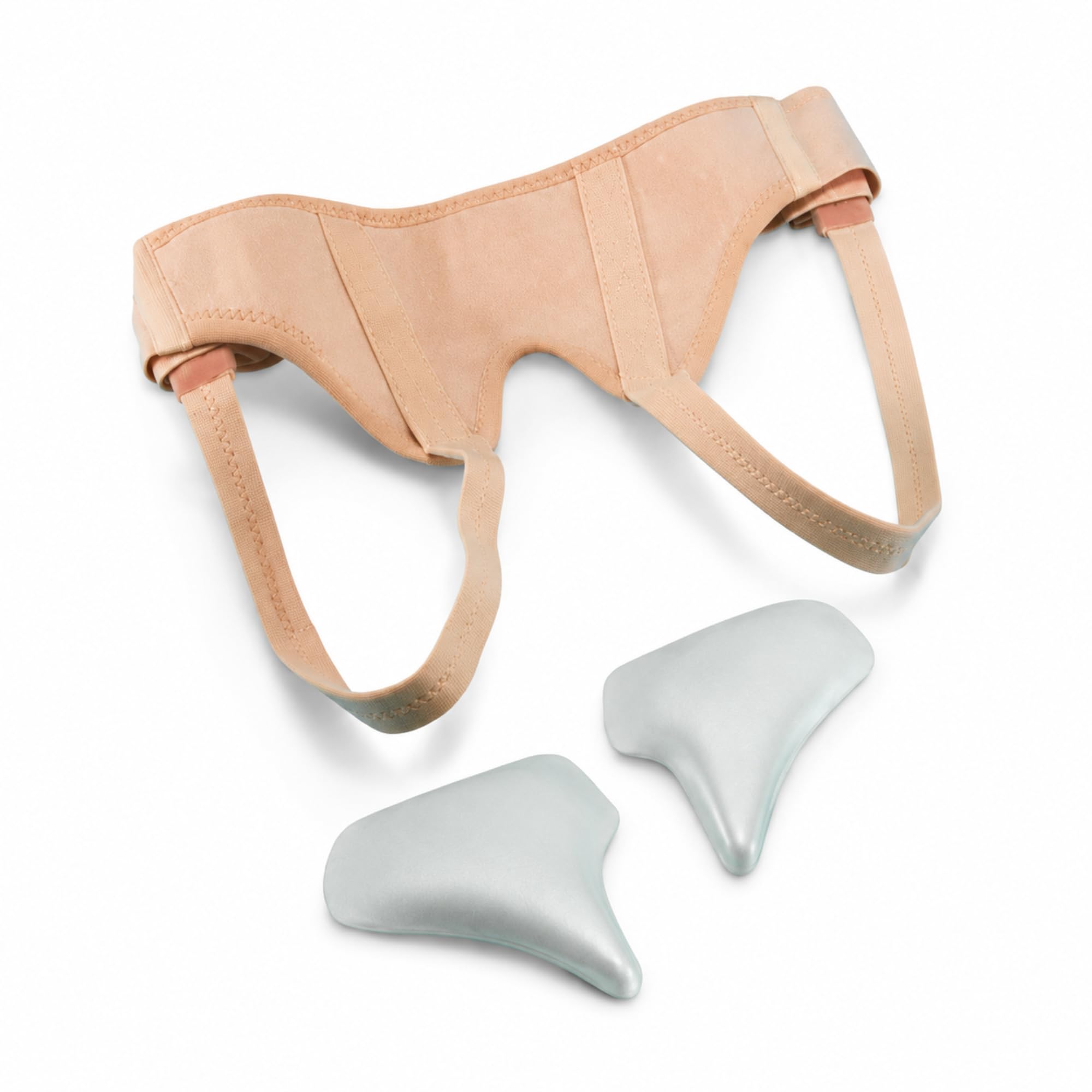 Kefrell Cinto Erniario Inguinale Regolabile, Fascia Contenitiva Ortopedica 5 cm, Tessuto Elastico Ipoallergenico, Compressore a Velcro Removibile, Supporto Post Operatorio, Made in Italy (100)