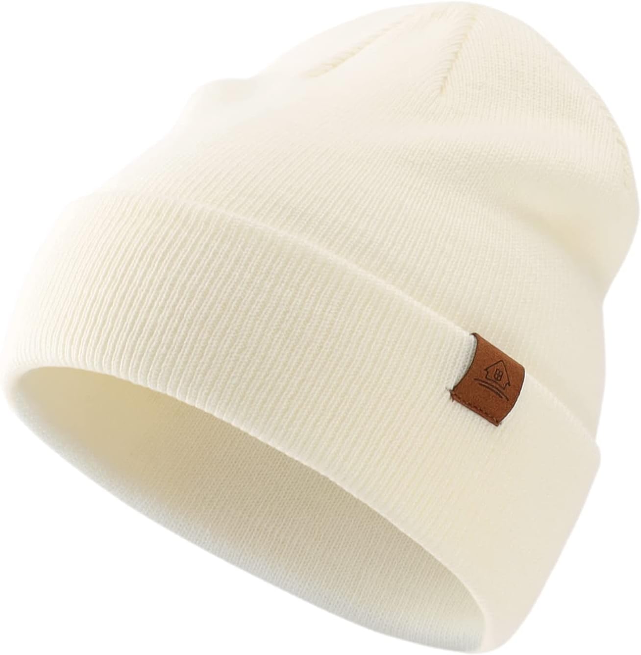 Home Prefer Warm Knit Cuffed Toddler Baby Beanie for Boys Girls Winter Hat for Kids Child Teens Christmas