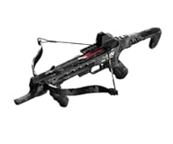 Demun Accu Strike Pro Mini Crossbow - Two Stage Break Action Cocking Mechanism&comma; Reflex Red&sol;Green Dot Sight&comma; Flip Down Foregrip&comma; 7 inch Bolts &lpar;5 Included&rpar;&comma; 210fps&comma; Black Camo&comma; Retractable Sling