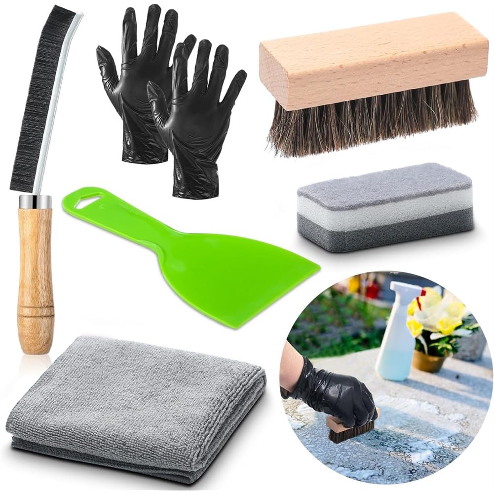 Kit De Nettoyage Pour Plaque Teppanyaki – 26 Pièces – Zoegneer, Pierres, Grattoir, Tampons, Poignées – Nettoyage Profond, Protection Chaleur, Idéal Barbecue