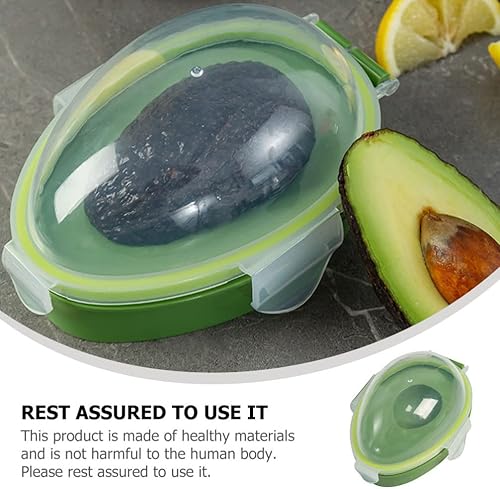 Miniatura 7 de UPKOCH Contenedor de almacenamiento de frutas de aguacate: 2 piezas de almacenamiento de frutas y verduras, soporte para almacenamiento de aguacate
