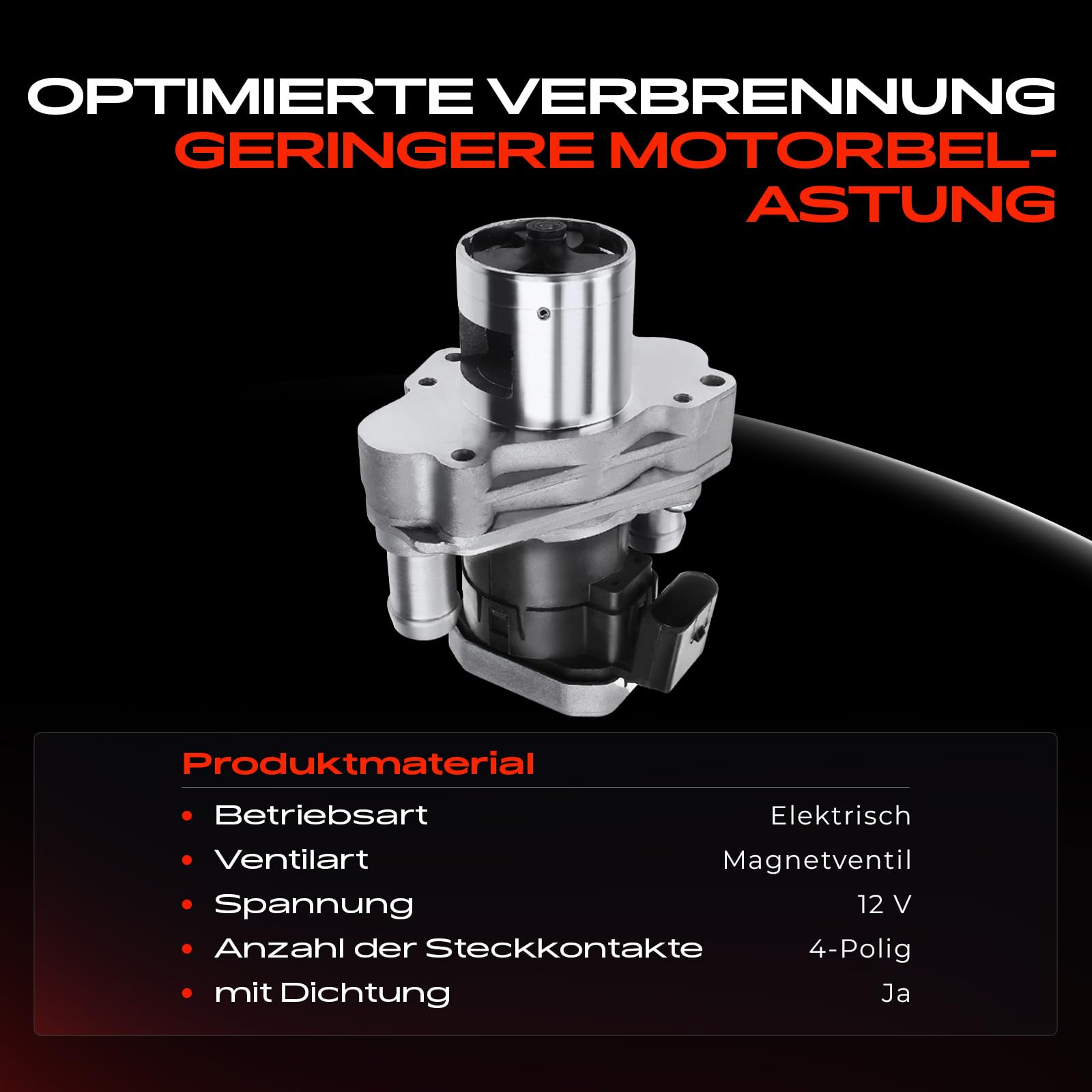 Frankberg AGR-Ventil Kompatibel mit Sprinter 3,5-T Sprinter 3-T Sprinter 4,6-T Sprinter 5-T B906 2006-Heute Viano Vito 2006-2014 Replace# 6421401760