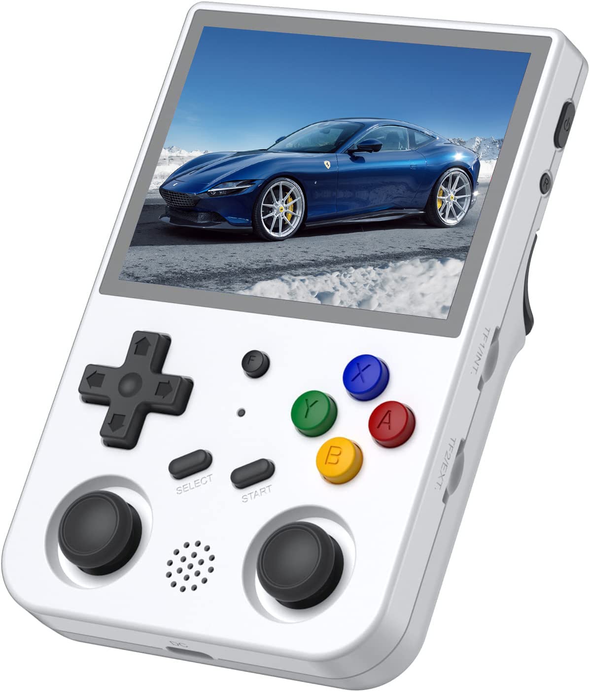 Console Rétro RG353V-S – Linux Seulement, Écran IPS 3,5″ 640×480, Puce RK3566, Batterie 3200 MAh, 5G WiFi + Bluetooth 4.2 – 4452 Jeux Inclus (16 Go + 64 Go)
