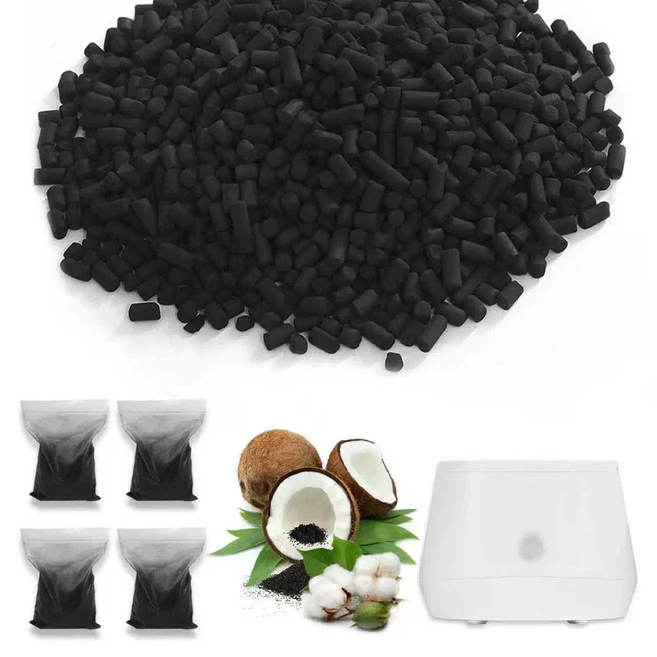 Geruchsabsorbierende Aktivkohle-Nachfüllpackungen für Lomi Smart Waste Küchenkomposter, 4 Stück