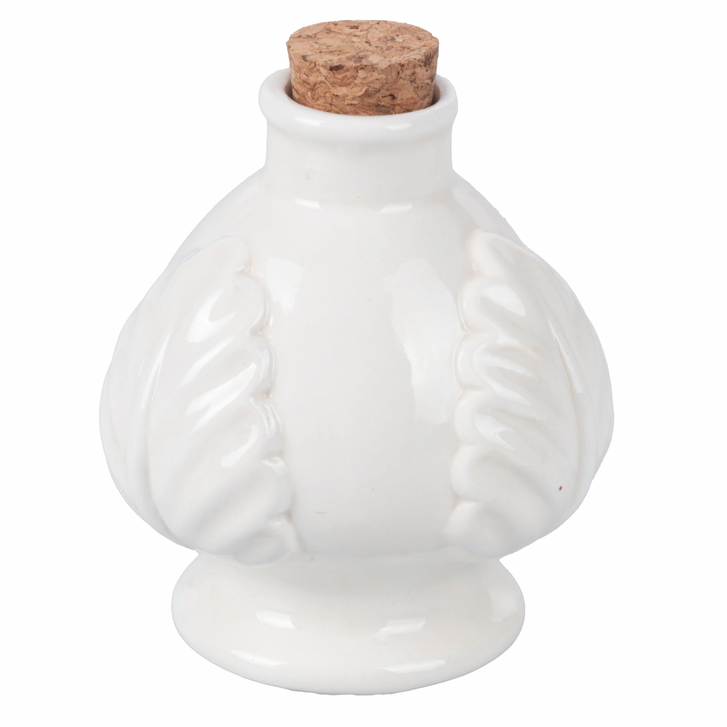 Oliera In Ceramica Bianca - Con Tappo Ermetico, Altezza 24 Cm, Per Olio Da Cucina - Foto 8