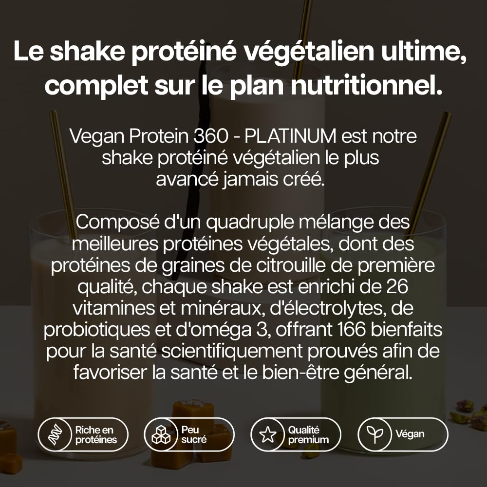Protein Works | Vegan Protein 360 – PLATINUM Innovation, Poudre Protéine Vegan Premium, Shake Protéiné Végétal, Vitamines & Minéraux Essentiels, Faible Sucre, Chocolat Onctueux, 28 Portions, 1kg