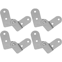 4pcs Attic Ladder Hinges 180 Degree Foldable Iron Replacement