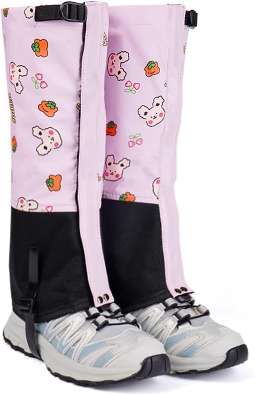 Leg Gaiters,Foldable Outdoor Shoe Covers,Adjustable Ski Covers,Suitable for Hiking Skiing Camping Climbing