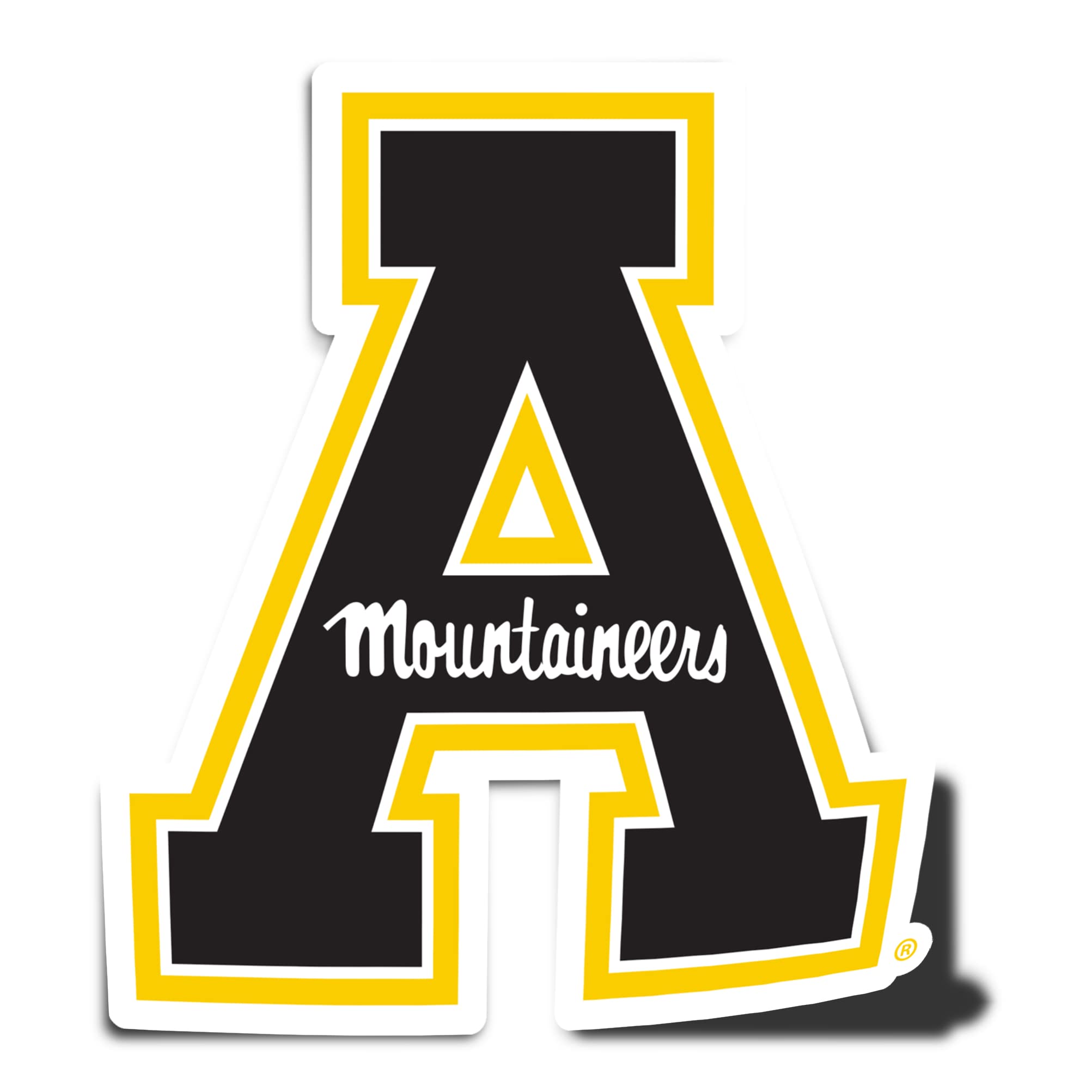 Appalachian App State University ASU Mountaineers NCAA Design Sticker Vinyl Decal Laptop Water Bottle Car Scrapbook (Sticker - 4)