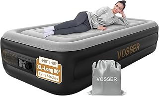 VOSSER Inflatable Air Mattress with Built-in Pump